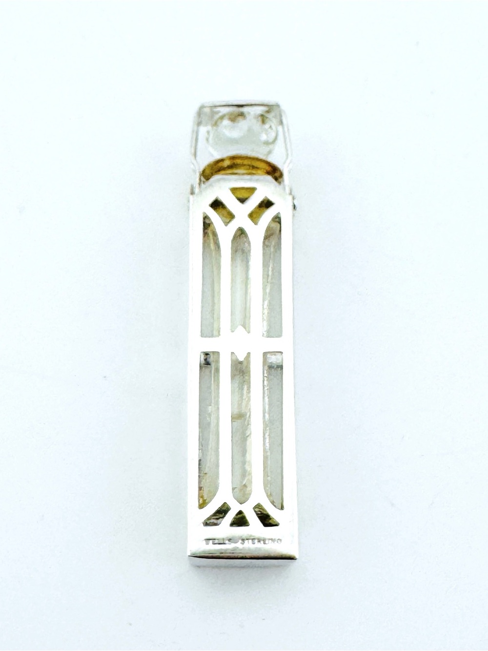 Art Deco Wells Sterling Perfume Bottle